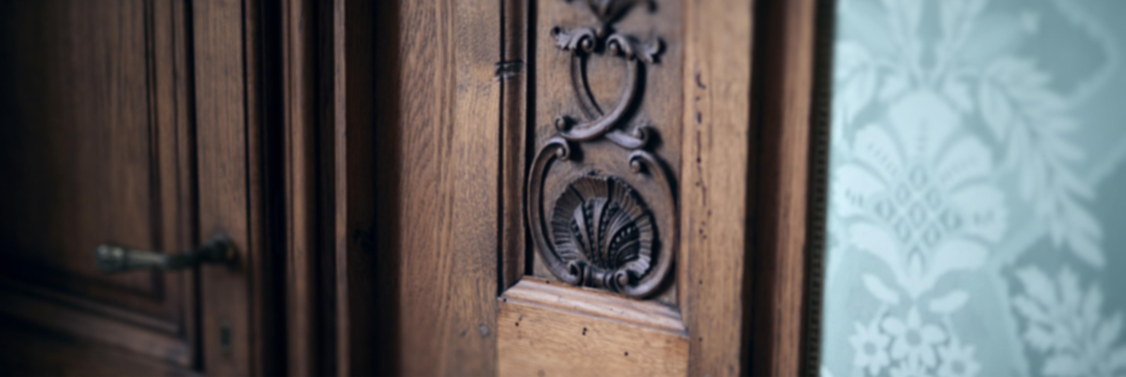 Porte en bois décoration