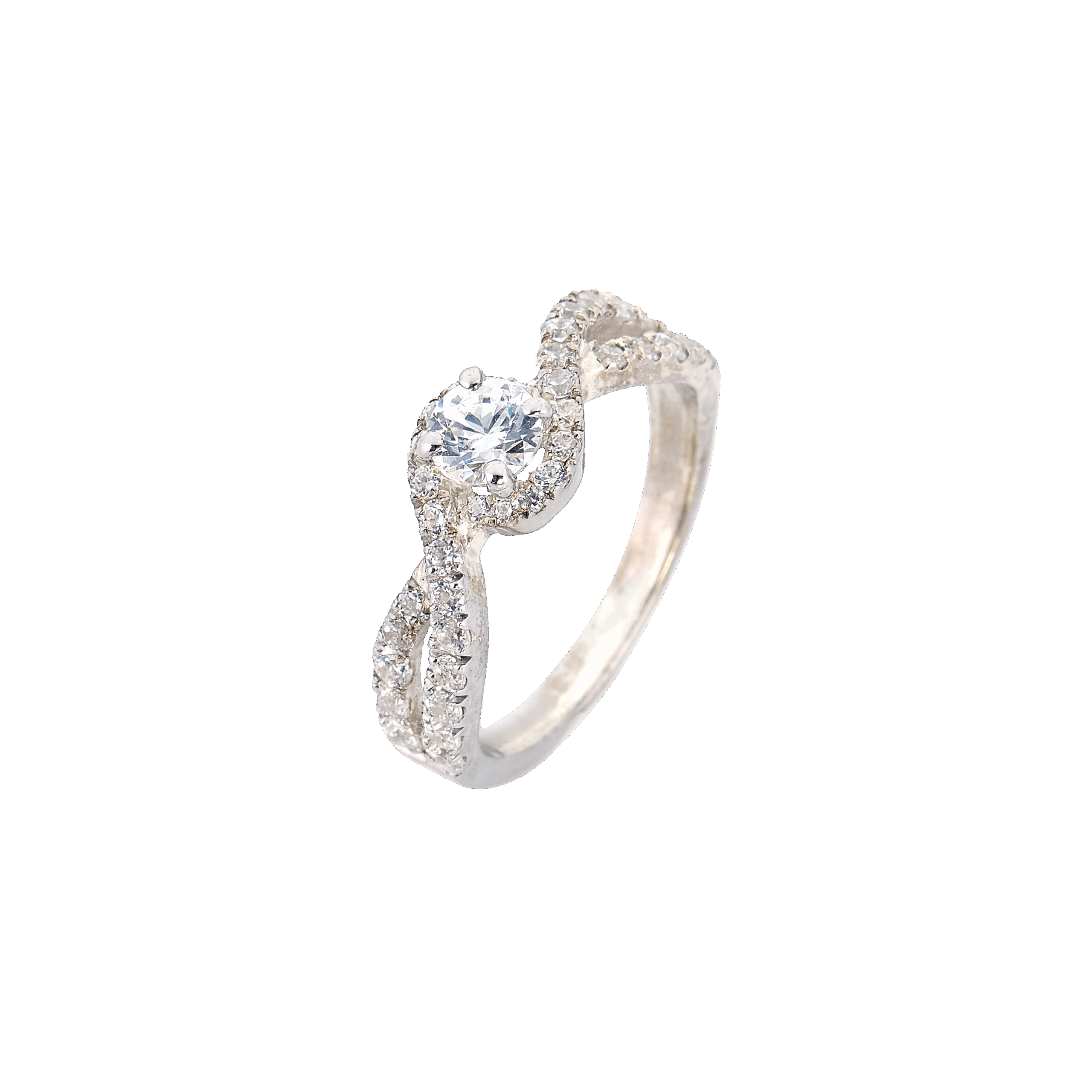 Bague alva diamant et or blanc