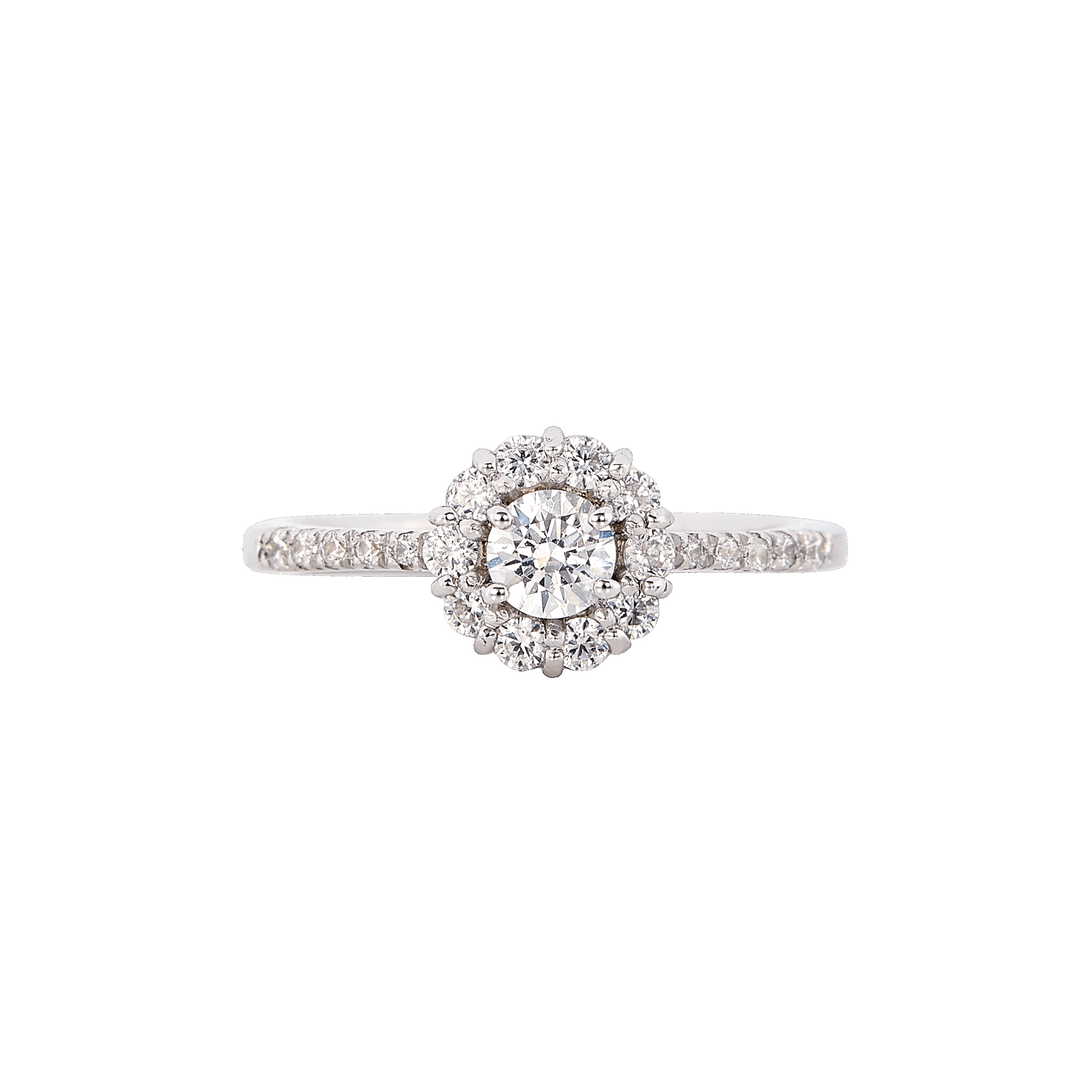 Bague de fiançailles en diamants