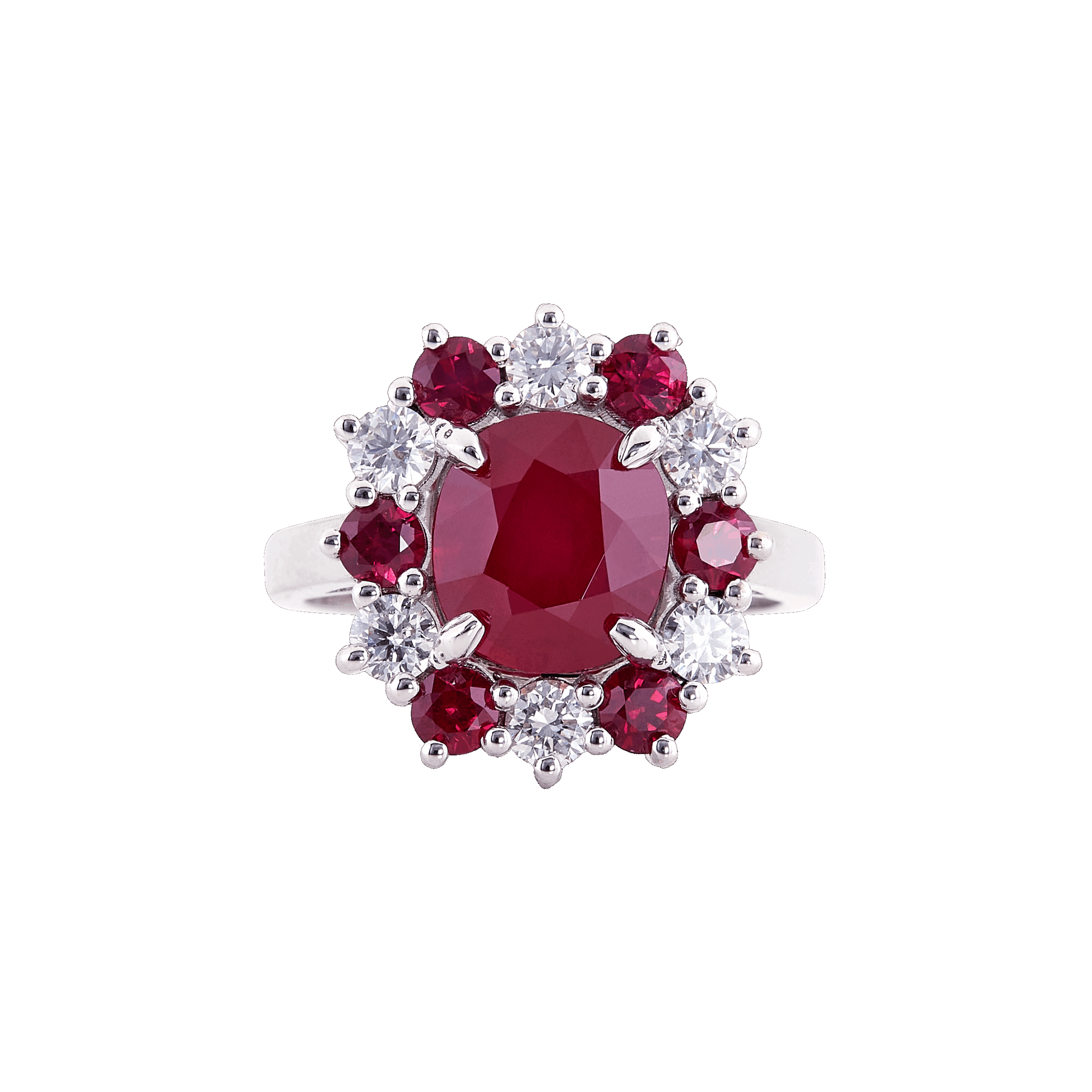 Bague rubis et diamants Duchesse