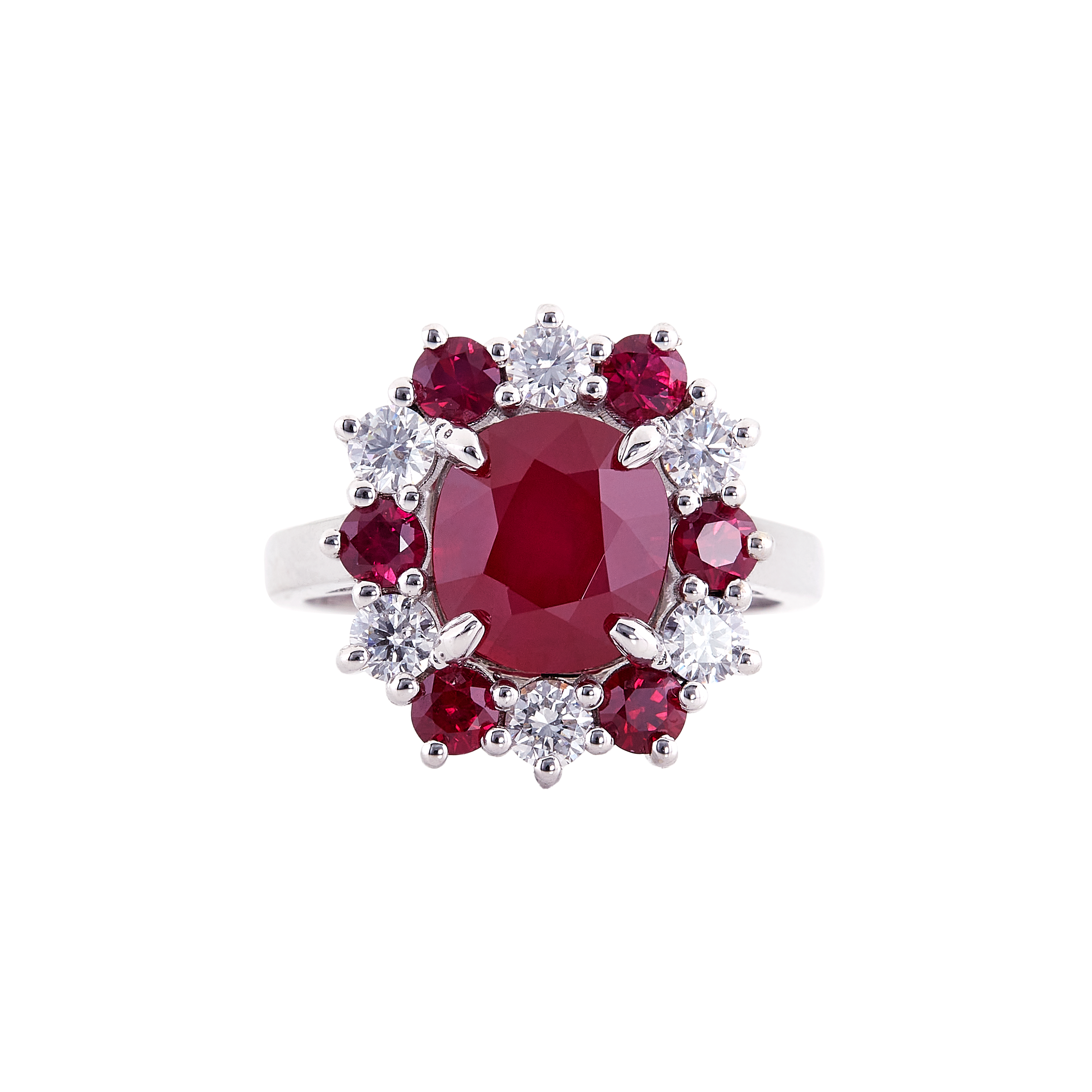 Bague rubis et diamants Duchesse