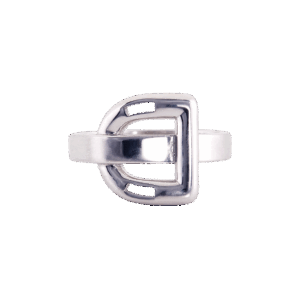 bague etrier argent