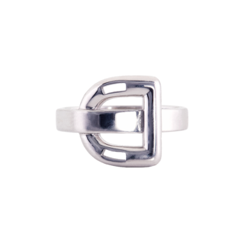 bague etrier argent