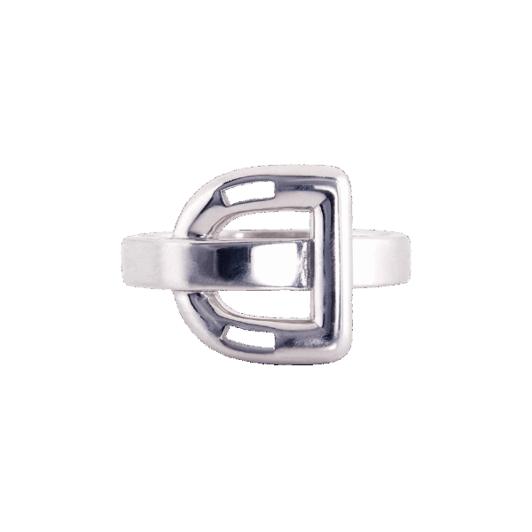 bague etrier argent