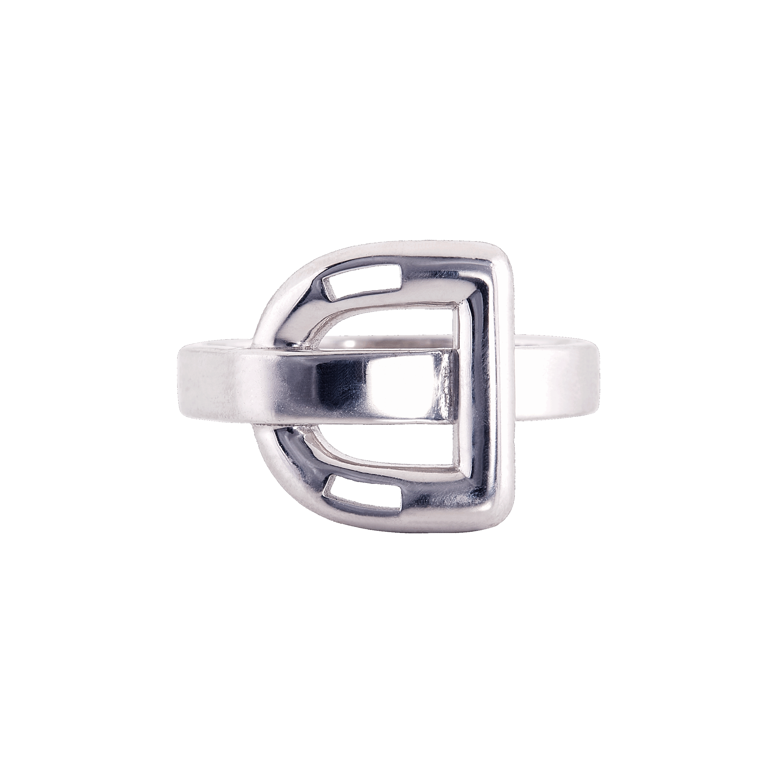 bague etrier argent