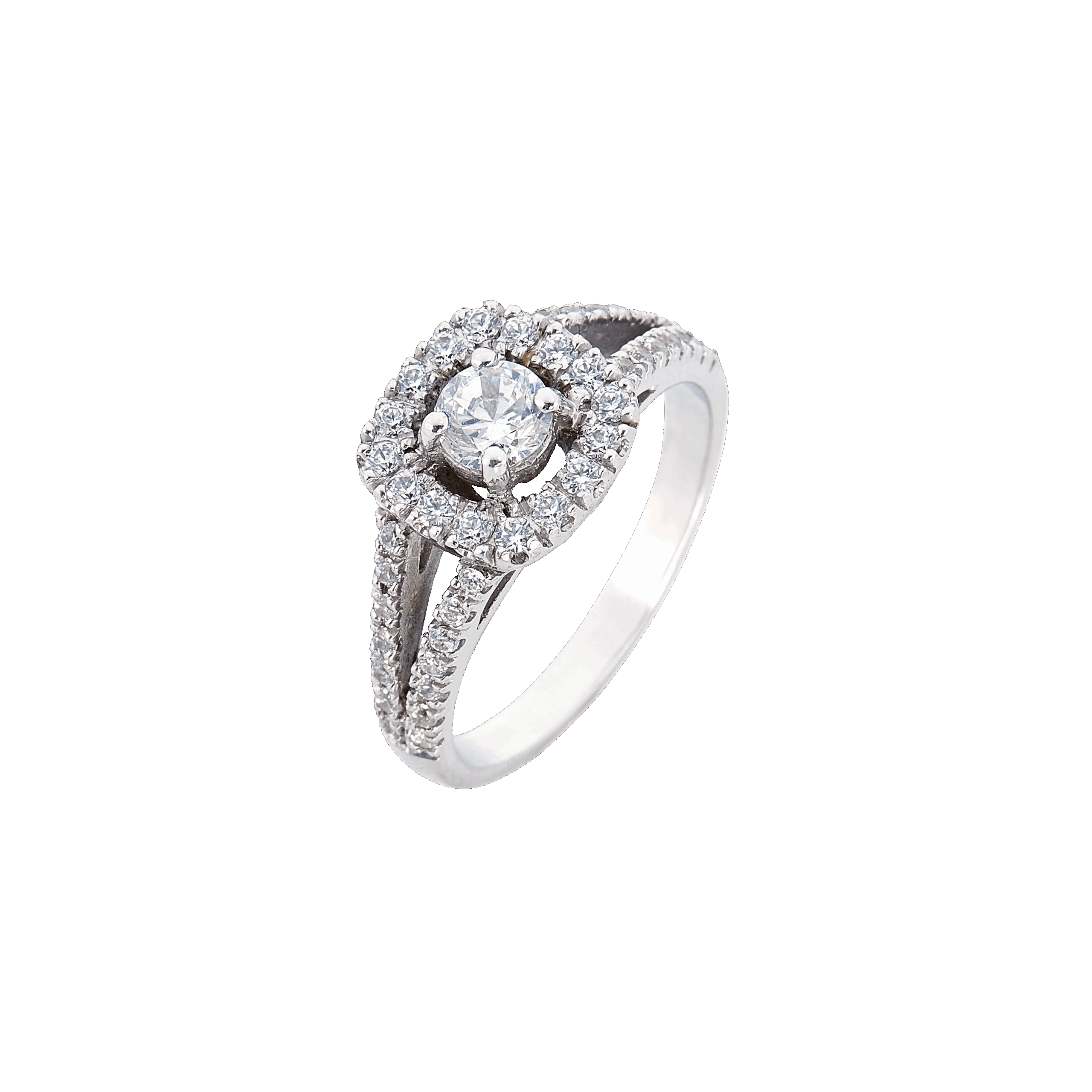 bague nova or blanc et diamant