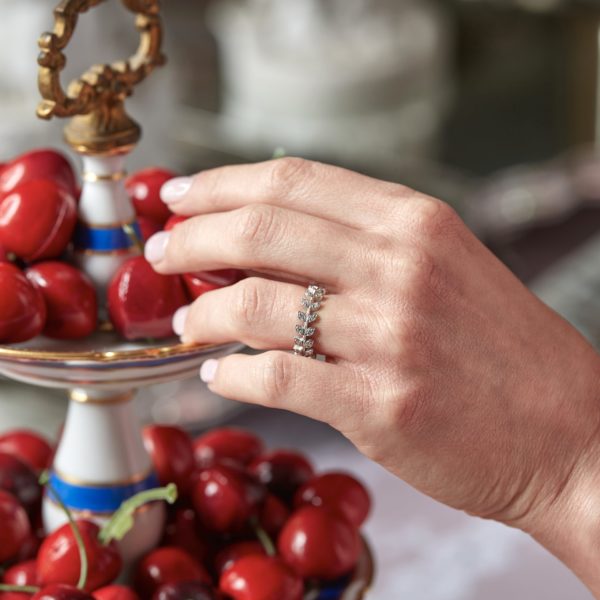 bague fleur de laurier