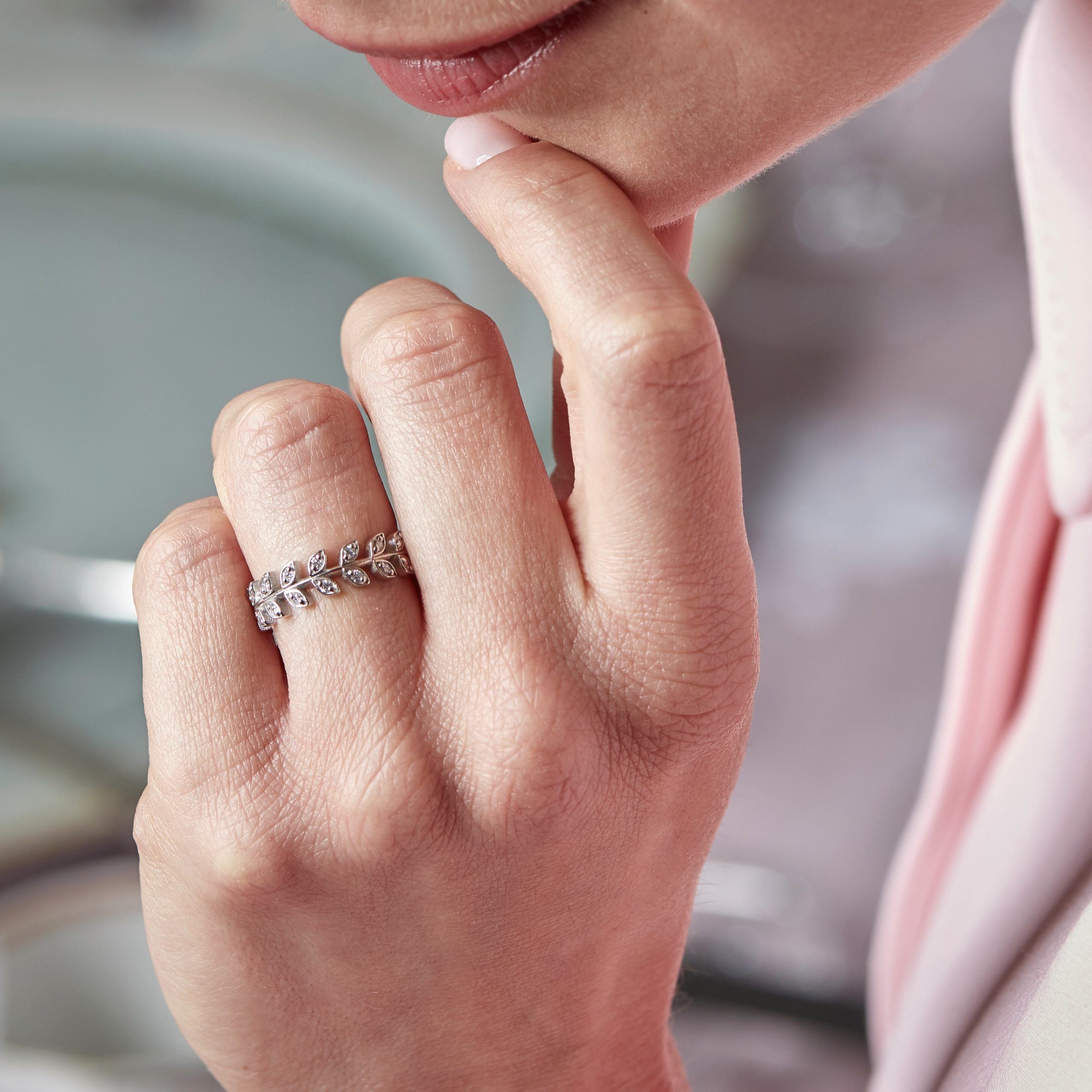 bague fleur de laurier