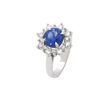 bague de fiançailles saphir