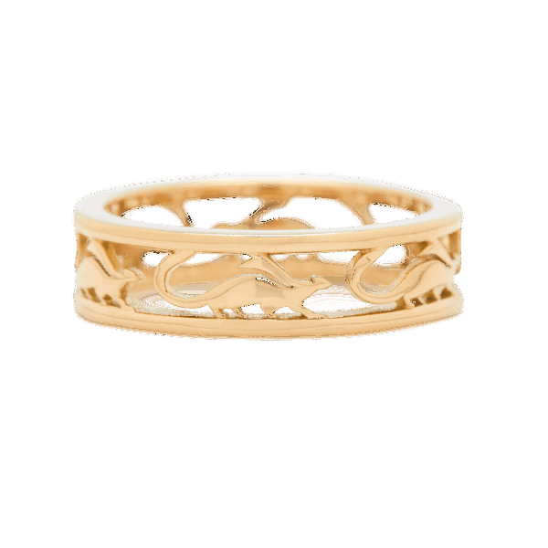 bague hermine or jaune