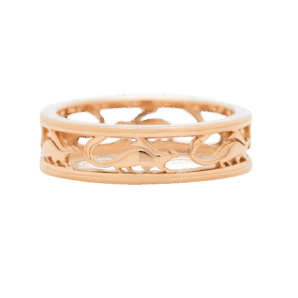 bague hermine or rose