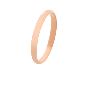 alliance 2,5 mm en or rose