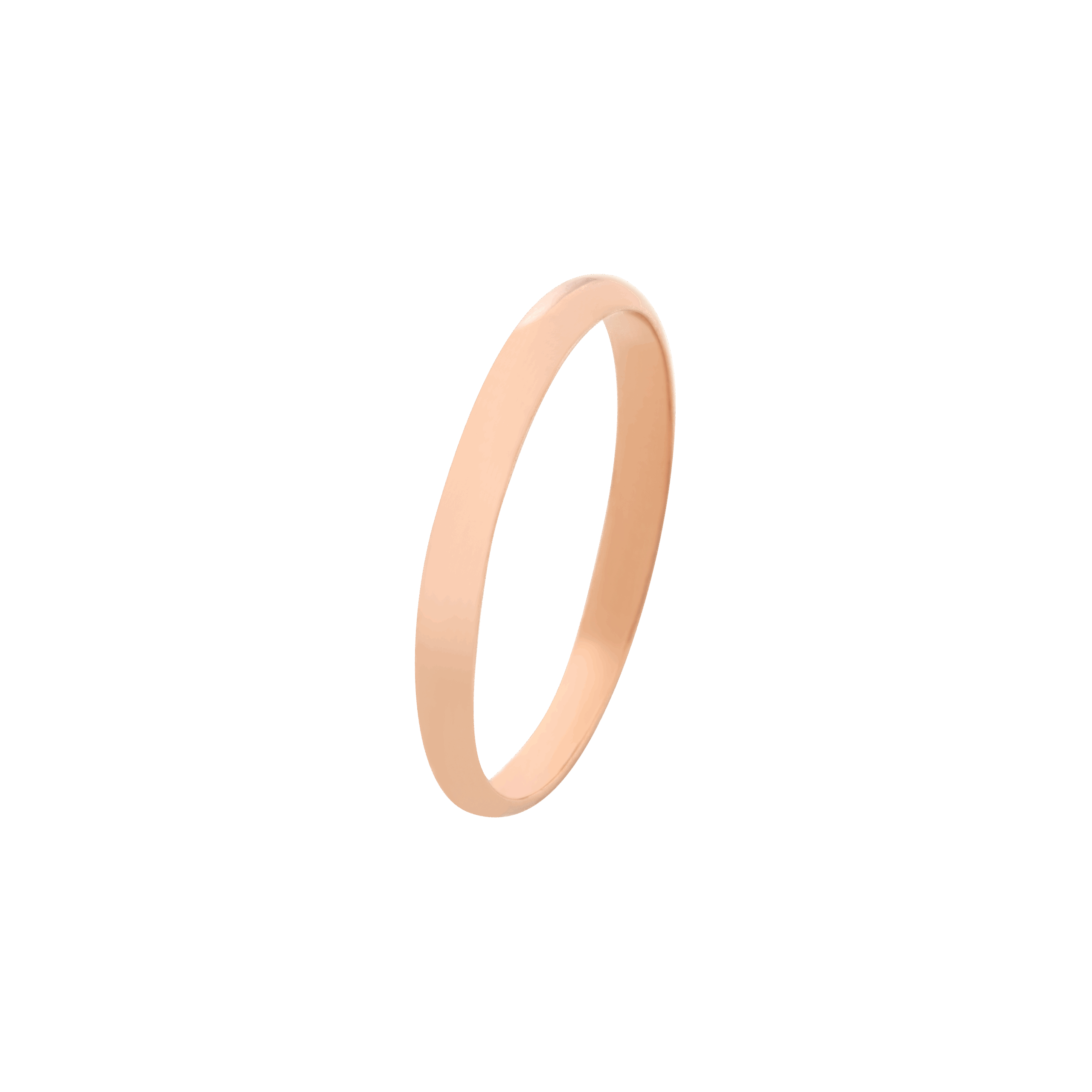 alliance 2,5 mm en or rose
