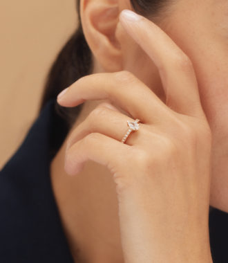 bague or rose