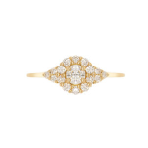 bague Célor or jaune et diamant