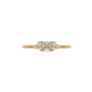 bague Sérénity or jaune et diamant