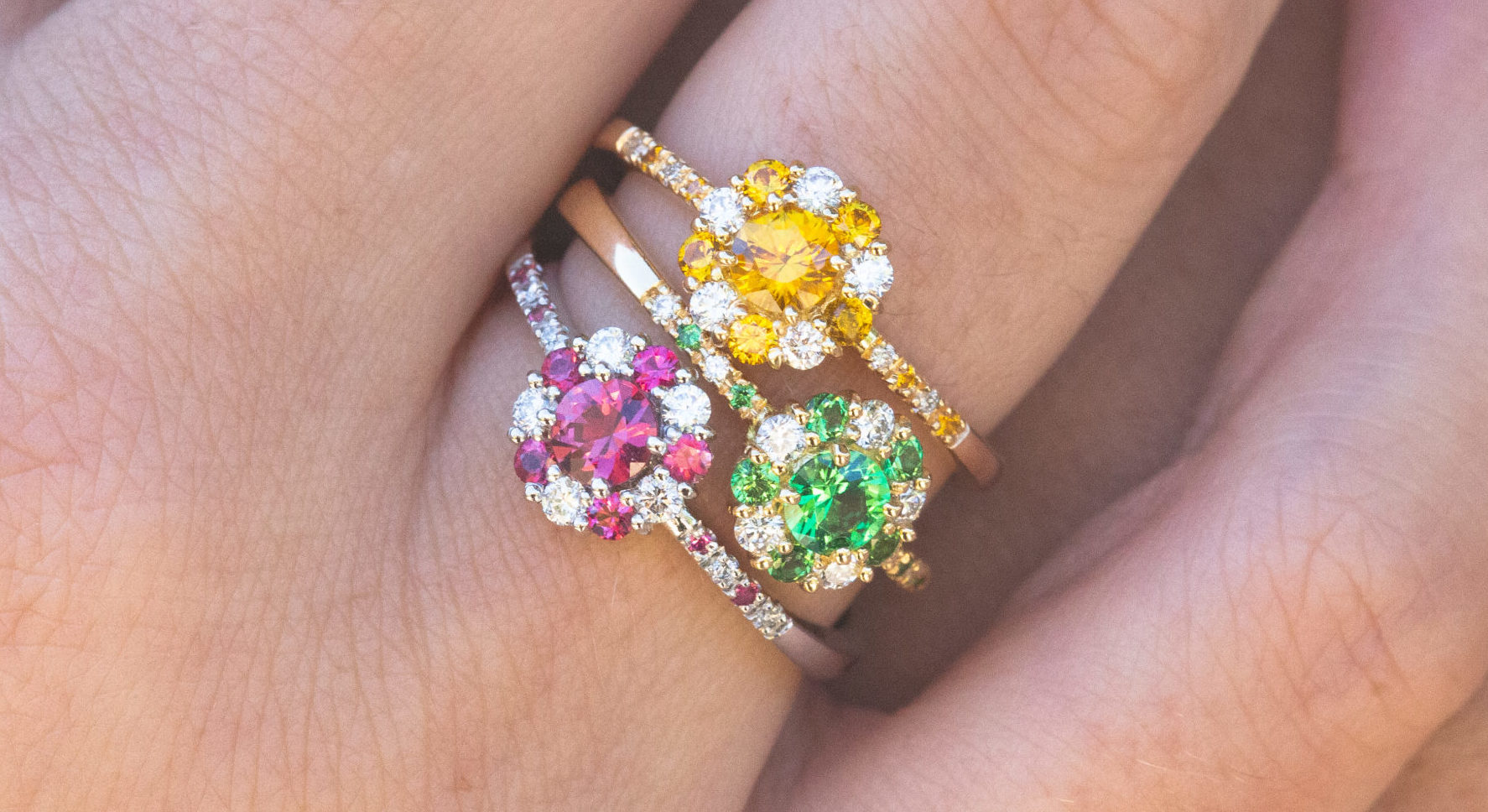 bague solitaire astre
