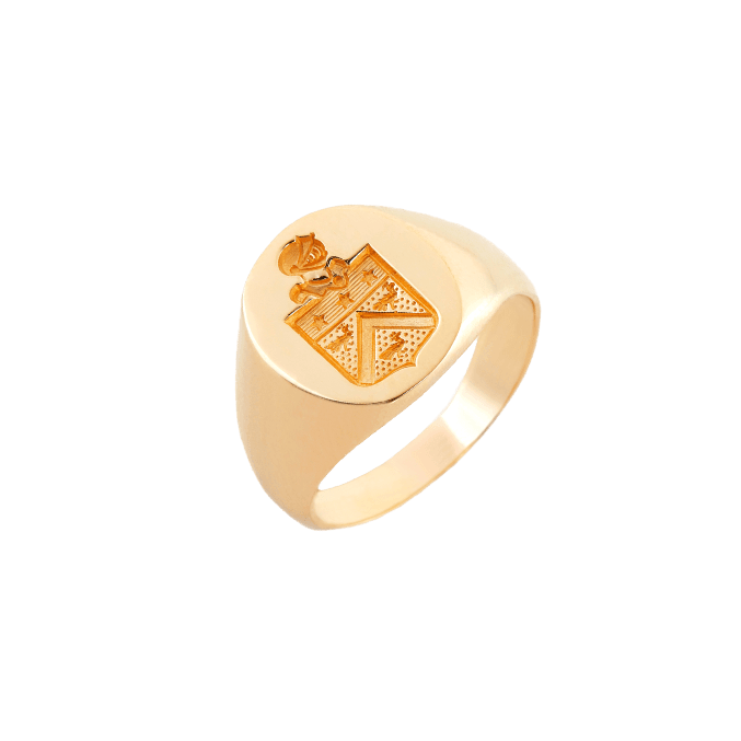 chevalière en or jaune